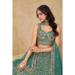 Picture of Georgette Dark Slate Grey Straight Cut Salwar Kameez