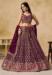 Picture of Fascinating Georgette Maroon Straight Cut Salwar Kameez