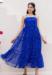 Picture of Elegant Georgette Dark Blue Readymade Gown