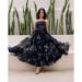 Picture of Charming Georgette Black Readymade Gown
