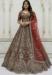 Picture of Bewitching Organza Red Lehenga Choli