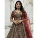 Picture of Bewitching Organza Red Lehenga Choli