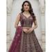 Picture of Pleasing Organza Purple Lehenga Choli