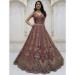 Picture of Enticing Organza Dim Gray Lehenga Choli