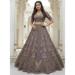 Picture of Stunning Organza Grey Lehenga Choli