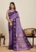 Picture of Amazing Silk Light Slate Grey Saree
