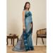Picture of Statuesque Silk Cadet Blue Saree