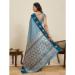 Picture of Statuesque Silk Cadet Blue Saree
