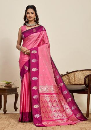 Picture of Sublime Silk Light Coral Saree