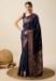 Picture of Radiant Silk Navy Blue Saree