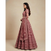 Picture of Sightly Net & Silk Pink Lehenga Choli