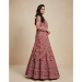 Picture of Sightly Net & Silk Pink Lehenga Choli