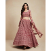 Picture of Sightly Net & Silk Pink Lehenga Choli