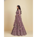 Picture of Gorgeous Net & Silk Grey Lehenga Choli