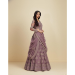 Picture of Gorgeous Net & Silk Grey Lehenga Choli