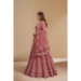 Picture of Marvelous Net & Silk Rosy Brown Lehenga Choli