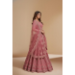 Picture of Marvelous Net & Silk Rosy Brown Lehenga Choli