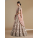 Picture of Stunning Net & Silk Off White Lehenga Choli