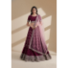 Picture of Admirable Net & Silk Maroon Lehenga Choli