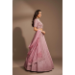 Picture of Superb Net & Silk Rosy Brown Lehenga Choli