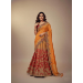 Picture of Statuesque Net & Silk Chocolate Lehenga Choli