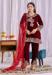 Picture of Appealing Chiffon Maroon Readymade Salwar Kameez