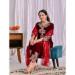 Picture of Appealing Chiffon Maroon Readymade Salwar Kameez