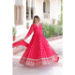Picture of Radiant Silk Deep Pink Readymade Gown