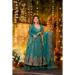 Picture of Enticing Silk Sea Green Readymade Salwar Kameez