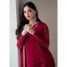 Picture of Classy Silk Pink Readymade Salwar Kameez