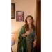 Picture of Silk Dark Olive Green Readymade Salwar Kameez