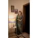 Picture of Silk Dark Olive Green Readymade Salwar Kameez