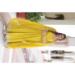 Picture of Pleasing Silk Golden Rod Readymade Gown