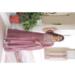 Picture of Exquisite Silk Rosy Brown Readymade Gown