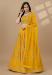 Picture of Admirable Georgette Dark Golden Rod Lehenga Choli