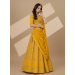 Picture of Admirable Georgette Dark Golden Rod Lehenga Choli
