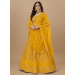 Picture of Admirable Georgette Dark Golden Rod Lehenga Choli