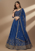 Picture of Graceful Georgette Midnight Blue Lehenga Choli