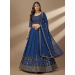 Picture of Graceful Georgette Midnight Blue Lehenga Choli