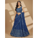 Picture of Appealing Georgette Midnight Blue Lehenga Choli