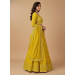 Picture of Beautiful Georgette Golden Rod Lehenga Choli