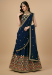 Picture of Wonderful Georgette Navy Blue Lehenga Choli