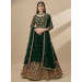 Picture of Pretty Georgette Dark Green Lehenga Choli