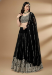 Picture of Fine Georgette Black Lehenga Choli