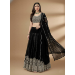 Picture of Fine Georgette Black Lehenga Choli