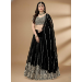 Picture of Fine Georgette Black Lehenga Choli