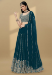Picture of Graceful Georgette Navy Blue Lehenga Choli