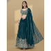 Picture of Graceful Georgette Navy Blue Lehenga Choli