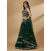 Picture of Classy Georgette Dark Green Lehenga Choli