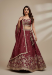 Picture of Comely Net & Satin & Silk Pink Lehenga Choli